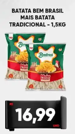 Tatico Batata bem brasil mais batata tradicional oferta