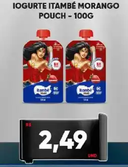 Tatico Iogurte itambé morango pouch oferta