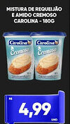 Tatico Mistura de requeijão e amido cremoso carolina oferta