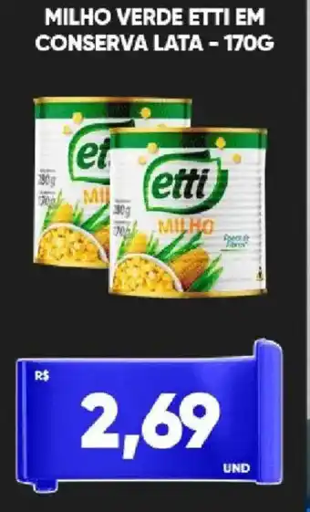 Tatico Milho verde etti em conserva lata oferta