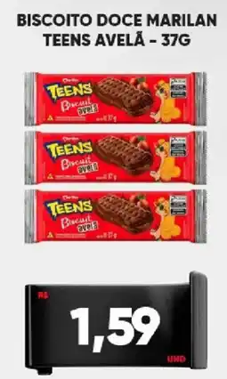 Tatico Biscoito doce marilan teens avelā oferta