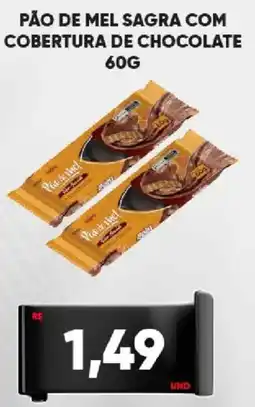 Tatico Pão de mel sagra com cobertura de chocolate oferta