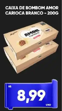 Tatico Caixa de bombom amor carioca branco oferta