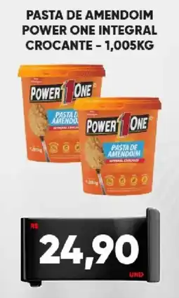 Tatico Pasta de amendoim power one integral crocante oferta