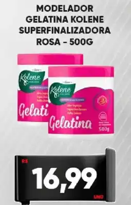 Tatico Modelador gelatina kolene superfinalizadora rosa oferta