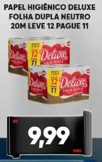 Tatico Papel higiênico deluxe folha dupla neutro 20m oferta