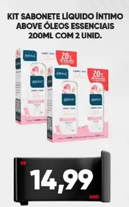 Tatico Kit sabonete líquido íntimo above óleos essenciais oferta