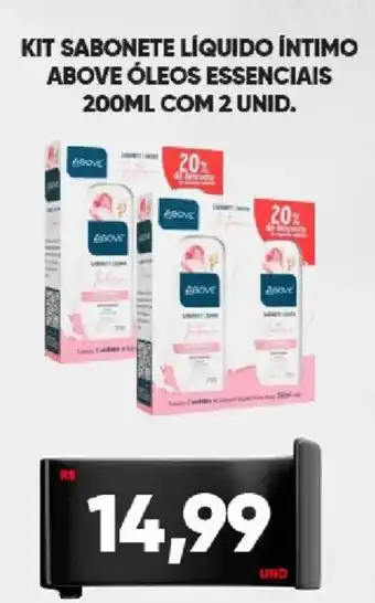 Tatico Kit sabonete líquido íntimo above óleos essenciais oferta