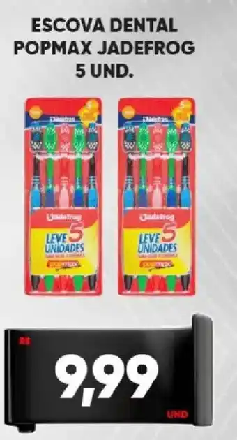 Tatico Escova dental popmax jadefrog 5 und. oferta