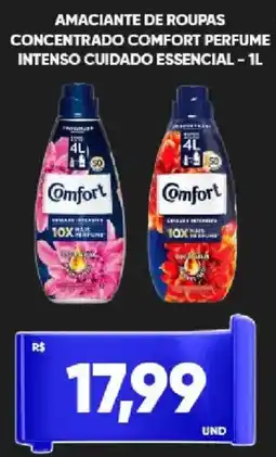 Tatico Amaciante de roupas concentrado comfort perfume intenso cuidado essencial oferta