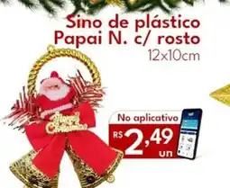 Supermercados Baklizi Sino de plástico Papai N. c/ rosto oferta