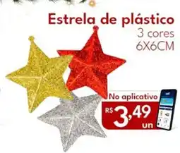 Supermercados Baklizi Estrela de plástico oferta