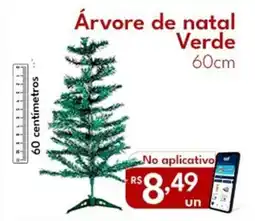 Supermercados Baklizi Árvore de natal Verde oferta