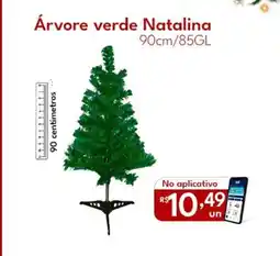 Supermercados Baklizi Árvore verde Natalina oferta