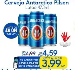 Supermercados Baklizi Cerveja Antarctica Pilsen Latão oferta