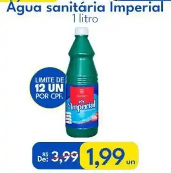 Supermercados Baklizi Água sanitária Imperial oferta