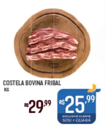 Supermercado Guará Costela bovina fribal oferta