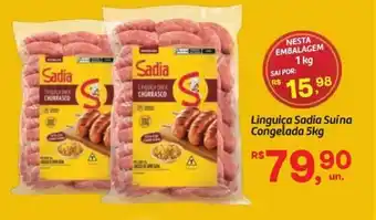Linguiça Sadia Suína Congelada