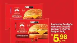 Fort Atacadista Sanduíche Perdigão Montana Toscana Burguer/Churras Burguer oferta