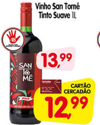 Vinho San Tome Tinto Suave 1L