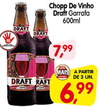 Cercadão Chopp de Vinho Draft 600ml oferta