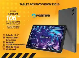 Lojas Cem Tablet positivo vision t3010 oferta