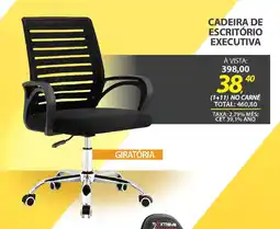 Lojas Cem Cadeira de escritório executiva oferta