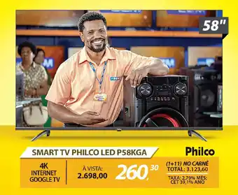 Smart tv philco led p58kga