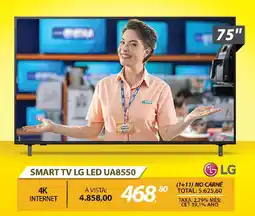 Lojas Cem Smart tv lg led ua8550 oferta