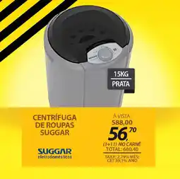 Lojas Cem Centrifuga de roupas suggar oferta