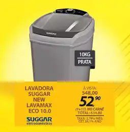 Lojas Cem Lavadora suggar new lavamax eco 10.0 oferta