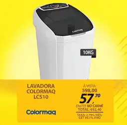 Lojas Cem Lavadora colormaq lcs10 oferta