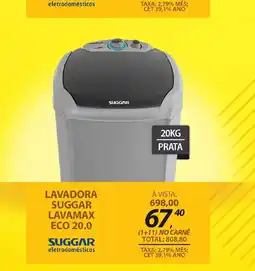 Lojas Cem Lavadora suggar lavamax eco 20.0 oferta