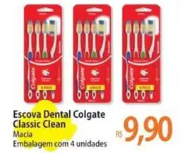 Atacadão Escova Dental Colgate Classic Clean oferta