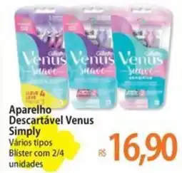 Atacadão Aparelho Descartável Venus Simply oferta