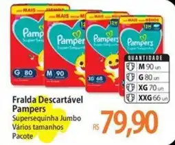 Atacadão Fralda Descartável Pampers oferta