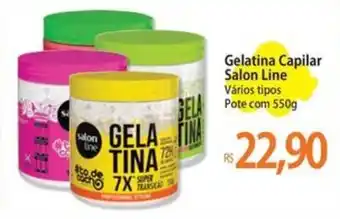 Atacadão Gelatina Capilar Salon Line oferta