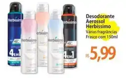 Atacadão Desodorante Aerossol Herbíssimo oferta