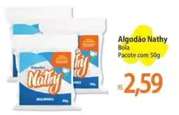 Atacadão Algodão Nathy Bola oferta