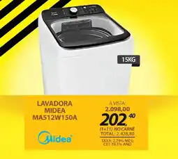 Lojas Cem Lavadora midea MA512W150A oferta