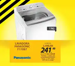 Lojas Cem Lavadora panasonic f170b7 oferta