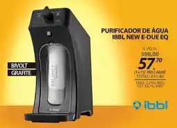 Lojas Cem Purificador de água ibbl new e-due eq oferta
