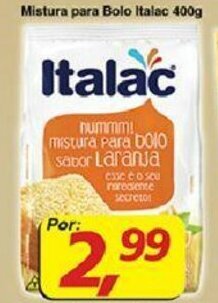 Supermercados Guanabara Mistura para Bolo Italac 400g oferta