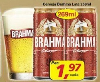 Supermercados Guanabara Cerveja Brahma lata 269ml oferta