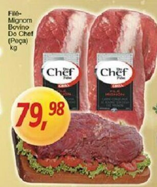 Supermercados Guanabara File-mignon Bovino Do Chef (peca) 1kg oferta