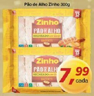Pao de Alho Zinho 300g