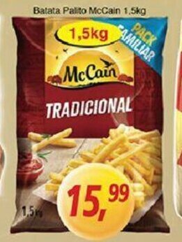Supermercados Guanabara Batata Palito McCain 1.5kg oferta