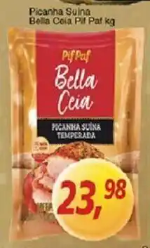 Supermercados Guanabara Picanha Suina Bella Ceia Pif Paf 1kg oferta