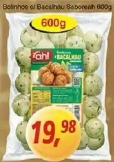 Supermercados Guanabara Bolinhos c/ Bacalhau Saboreah 600g oferta