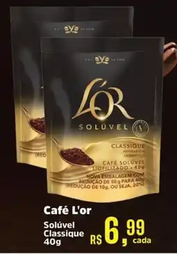 Supermercados Mateus Café L'or Solúvel Classique oferta